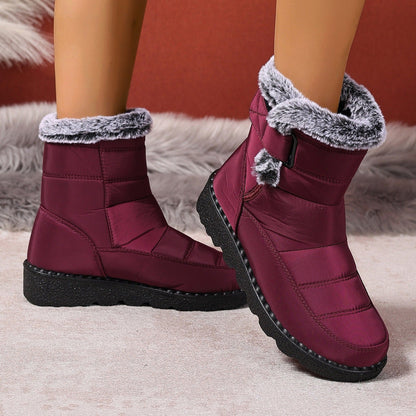 Botas Mujer Invierno Lana Caliente Impermeables - Vestiria