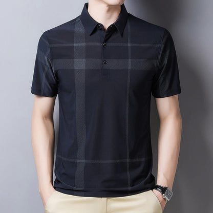 Polo Hombre Cuadriculado Deporte
