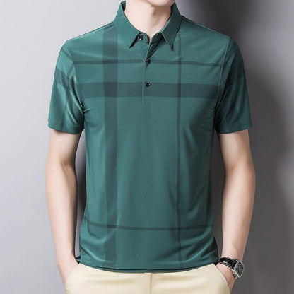 Polo Hombre Cuadriculado Deporte
