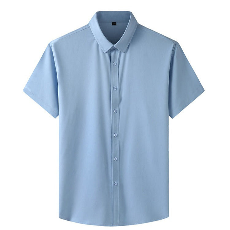 Camisa Hombre Manga Corta Elástica