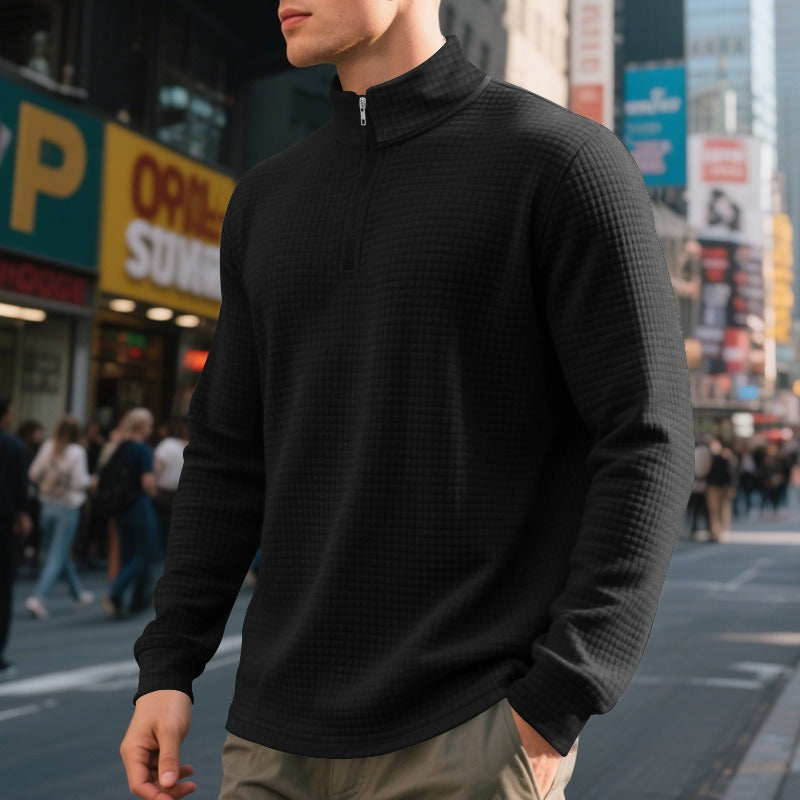 Chaquetón Hombre Waffle Cremallera