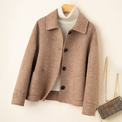 Chaqueta de Piel Sintética Elegante Mujer