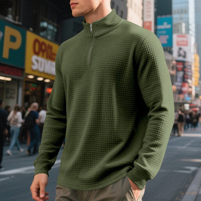 Chaquetón Hombre Waffle Cremallera
