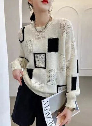 Jerséis Mujer Estampado Geométrico Cálido - Vestiria