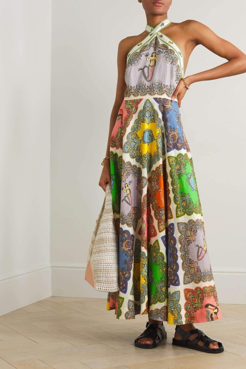 Vestido Maxi Estampado Verano - Vestiria