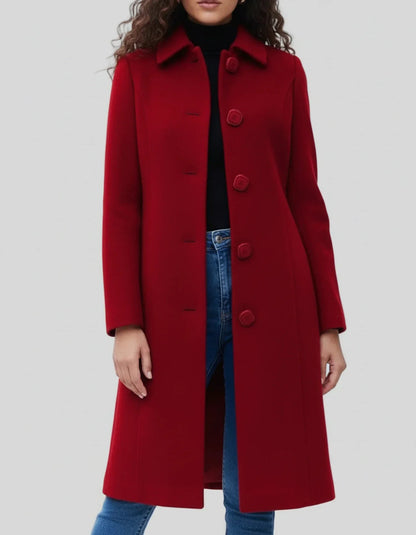 Abrigo Mujer Invierno Cálido Entallado