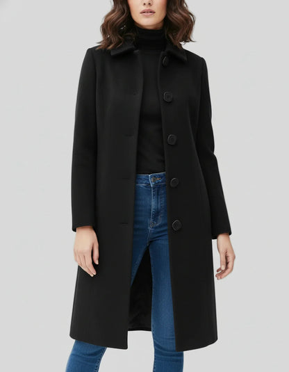 Abrigo Mujer Invierno Cálido Entallado - Vestiria