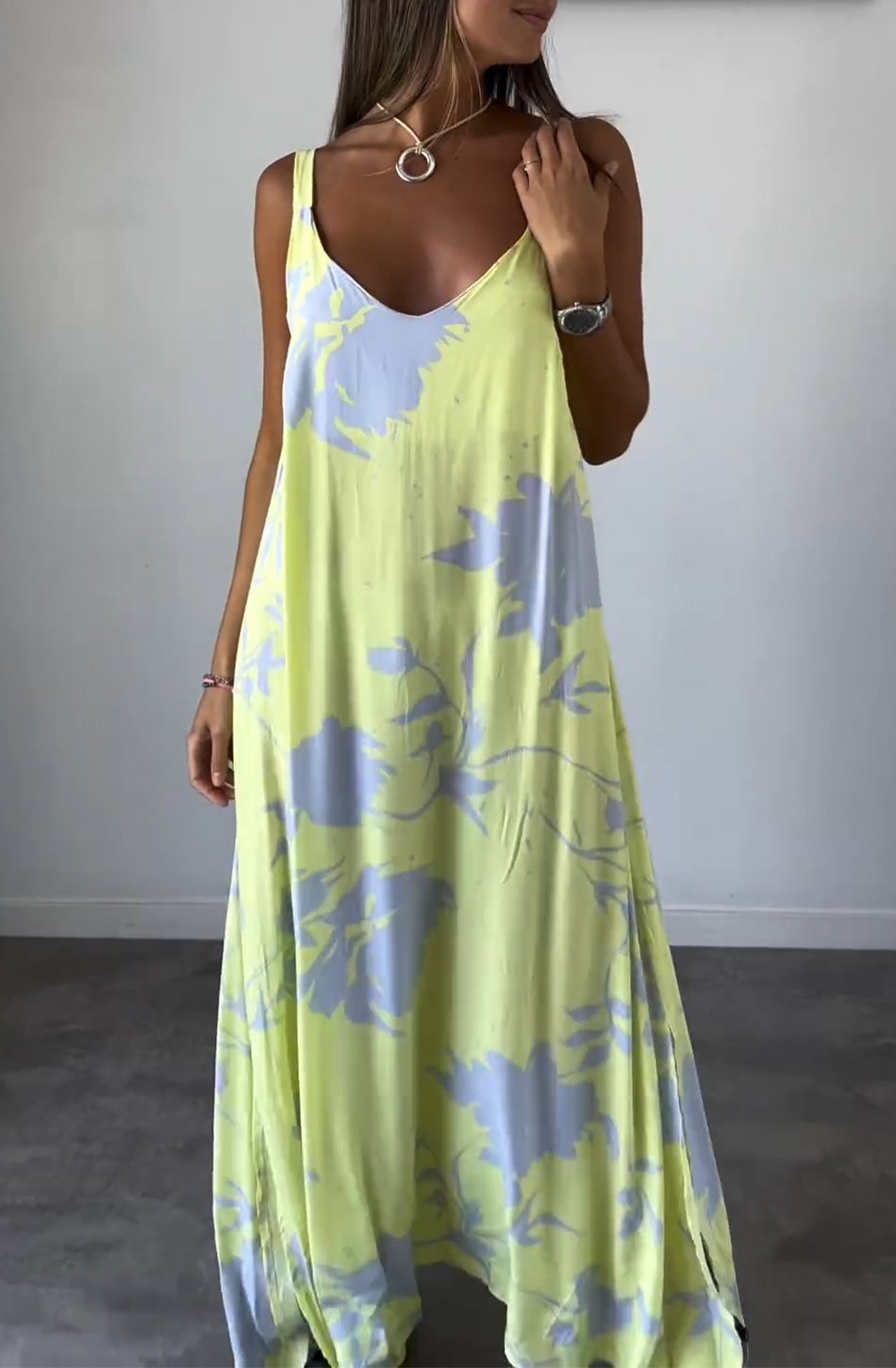 Vestido Estampado Confortable Mujer
