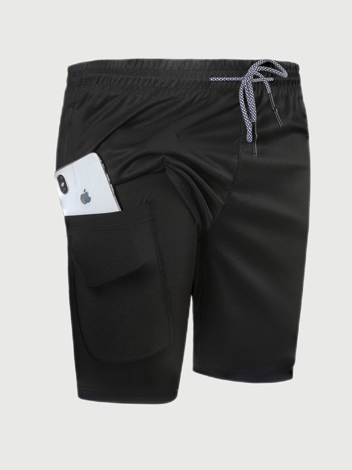 Shorts Deportivos Ligeros 2 en 1 con Forro Interior
