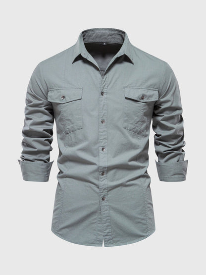Camisa Militar Manga Larga