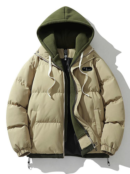 Chaqueta Invierno Acolchada Impermeable Hombre