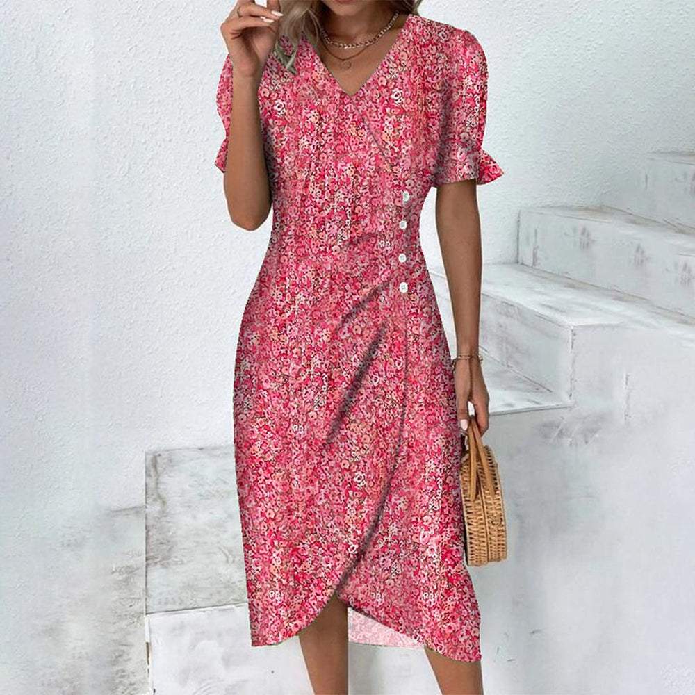 Vestido Midi Floral Verano Fresco