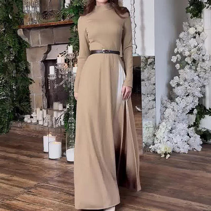 Vestido Mujer Escote Redondo Elegante - Vestiria