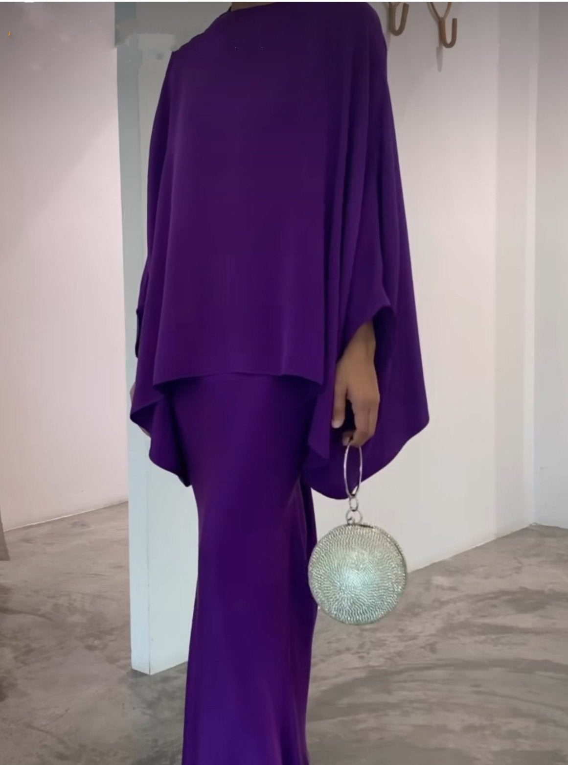 Vestido Estampado Cuentas Chic