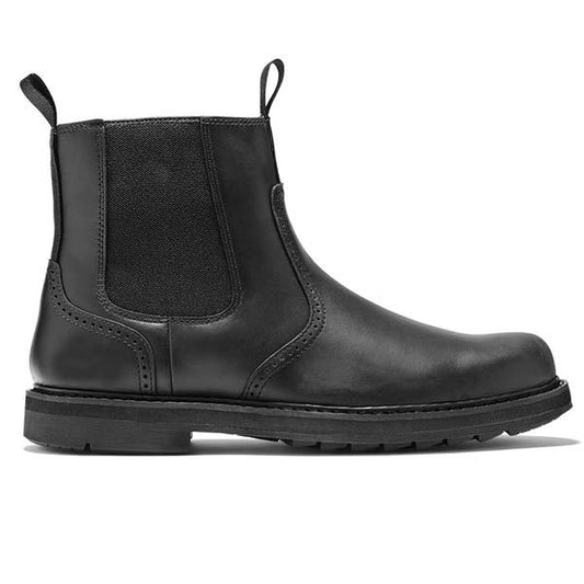 Botas Chelsea Hombre Cuero Invierno sin Cordones - Vestiria