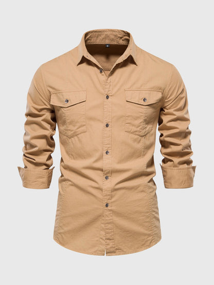 Camisa Militar Manga Larga
