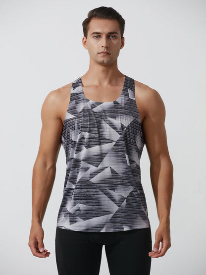 Camiseta Deportiva Estampada Sin Costuras