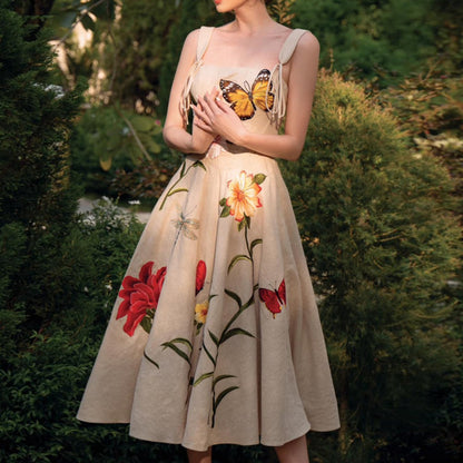Vestido Florado de Tirantes Estilo Boho - Vestiria