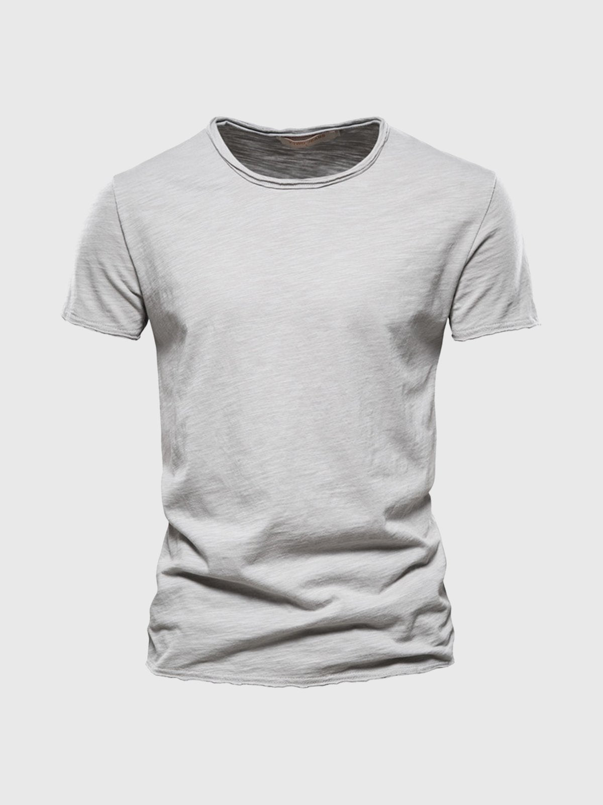 Camisa Algodón Clásica Cuello Redondo
