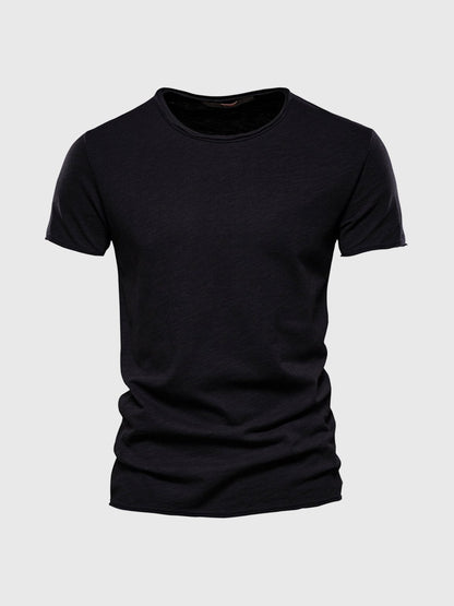 Camisa Algodón Clásica Cuello Redondo