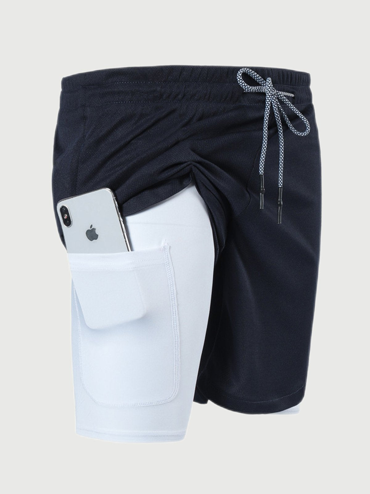 Shorts Deportivos Ligeros 2 en 1 con Forro Interior