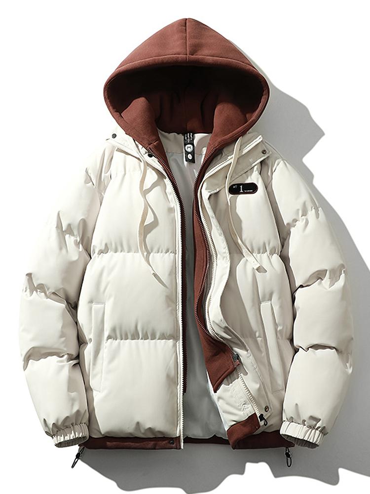 Chaqueta Invierno Acolchada Impermeable Hombre