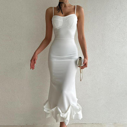 Vestido slip sencillo y elegante