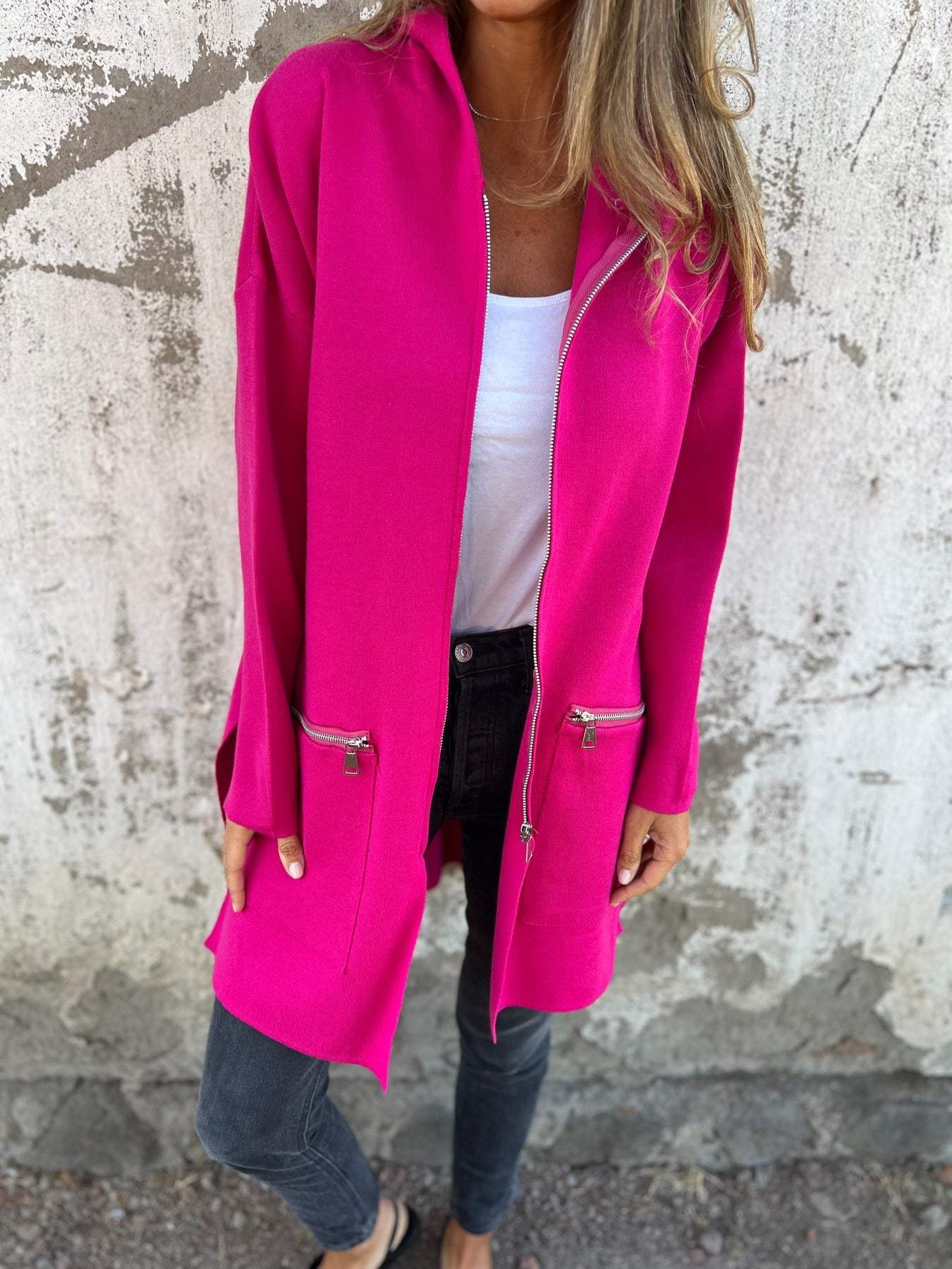 Chaquetón Cremallera Manga Larga Abriego