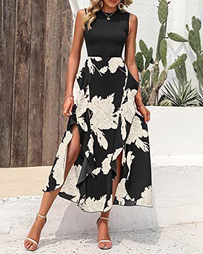 Vestido Florado Fiesta Mujer - Vestiria