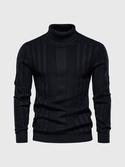 Sudadera Rayas Cuello Alto Hombre