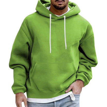 Sudadera Hombre Grande Con Capucha y Cuerda