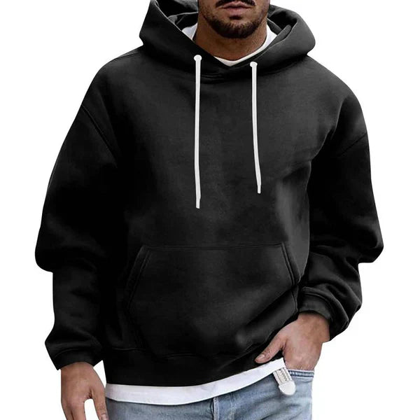 Sudadera Hombre Grande Con Capucha y Cuerda