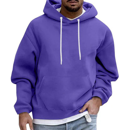 Sudadera Hombre Grande Con Capucha y Cuerda