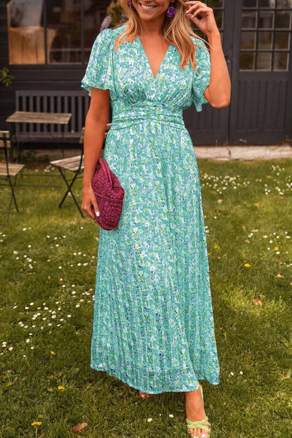 Vestido Elegante Escote en V Largo