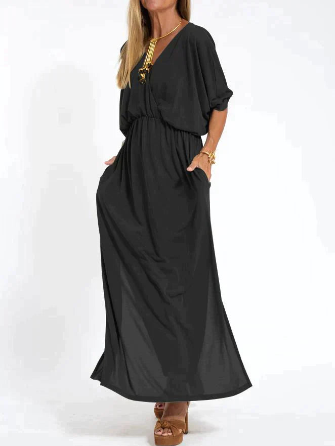 Vestido Ligero con Escote - Vestiria