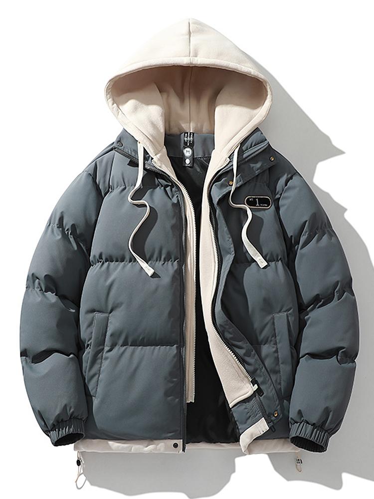 Chaqueta Invierno Acolchada Impermeable Hombre