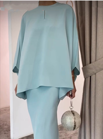 Vestido Estampado Cuentas Chic