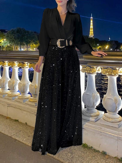 Conjunto Glitter Elegante Mujer