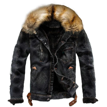 Chaqueta Denim Clásica Azul