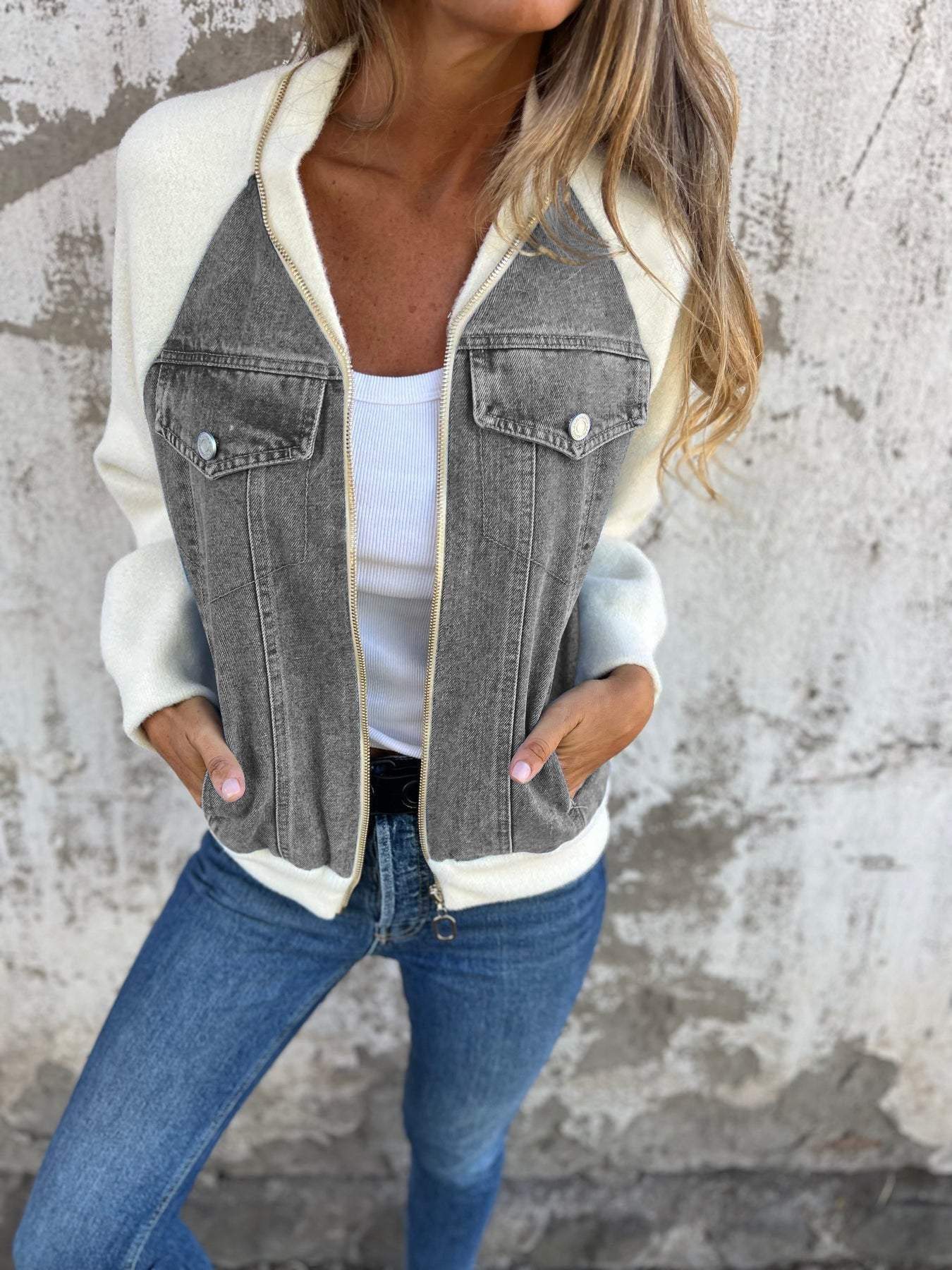 Chaqueta Vaquera Mujer Estilo Casual
