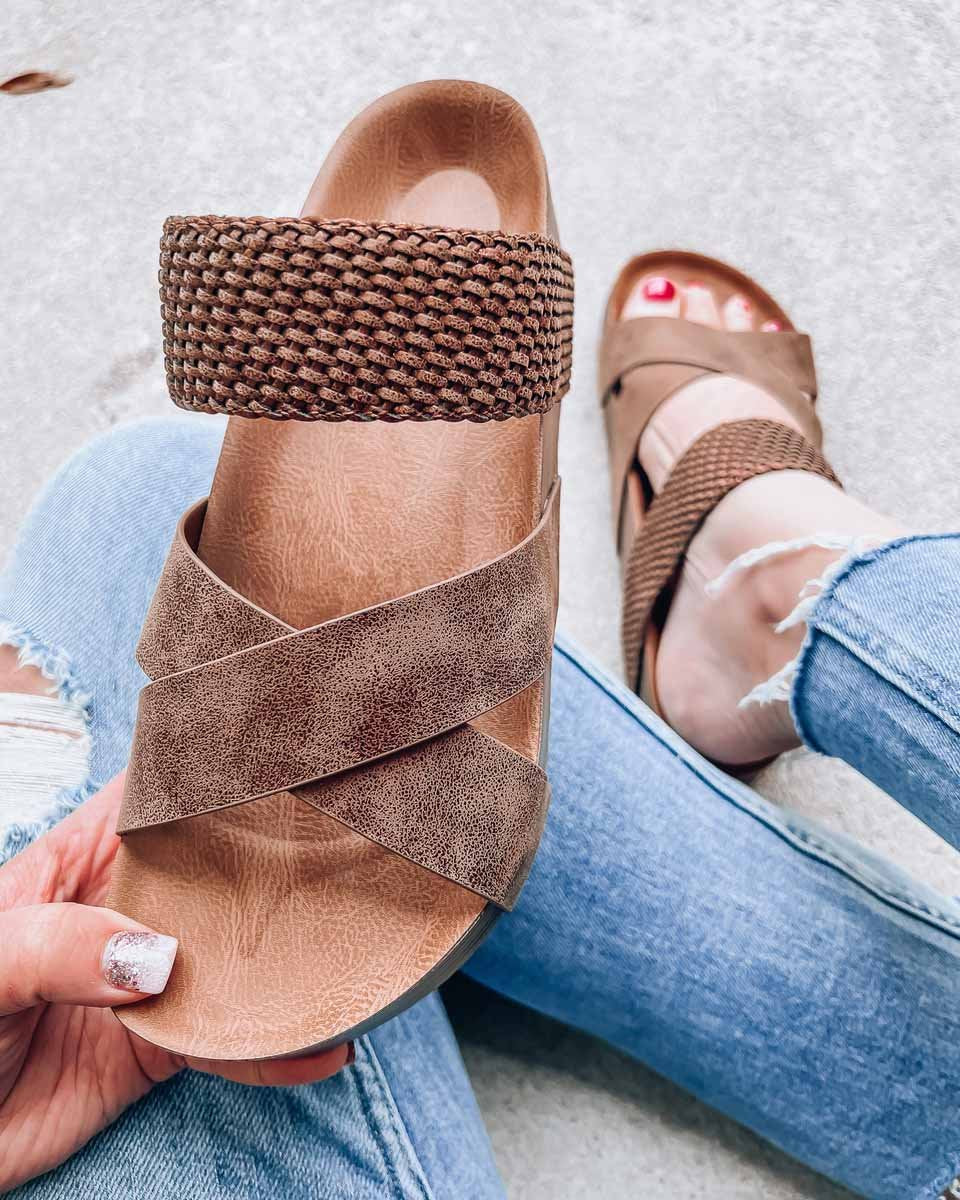 Sandalias de Espuma Alta Mujer