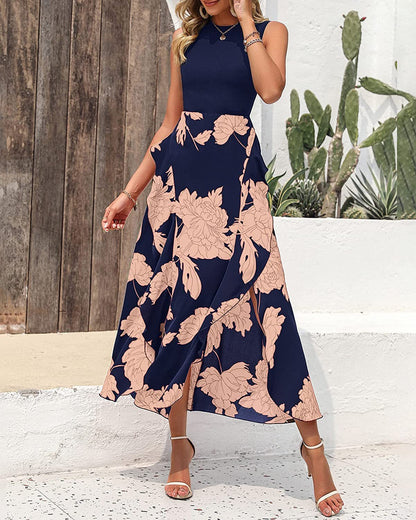 Vestido Florado Fiesta Mujer