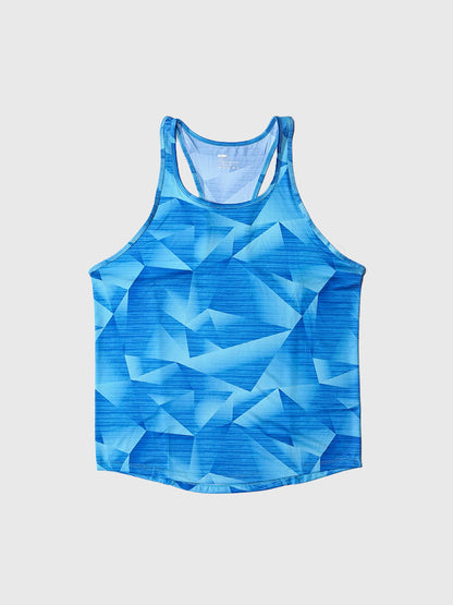 Camiseta Deportiva Estampada Sin Costuras