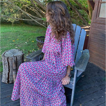 Vestido Maxi Florales Cómodo