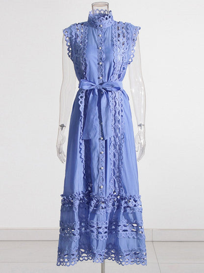 Vestido Sencillo Sin Mangas Corte V