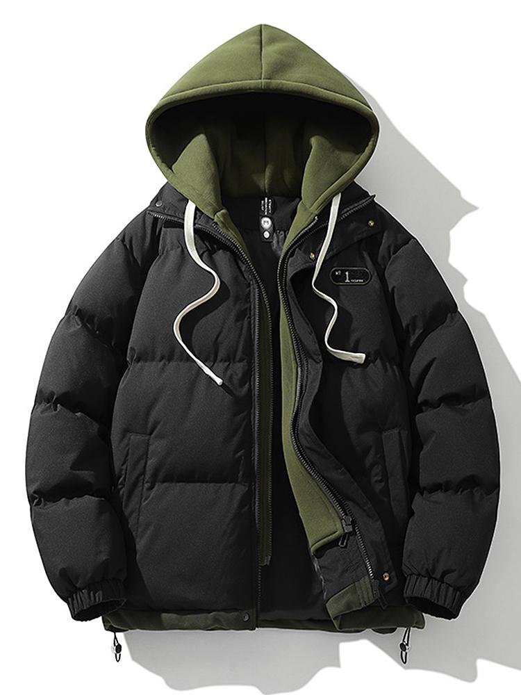 Chaqueta Invierno Acolchada Impermeable Hombre