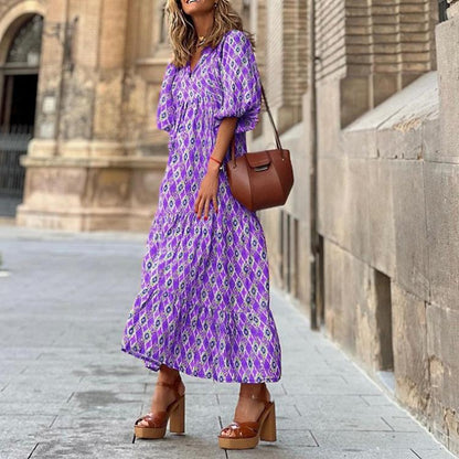 Vestido Maxi Florales Cómodo