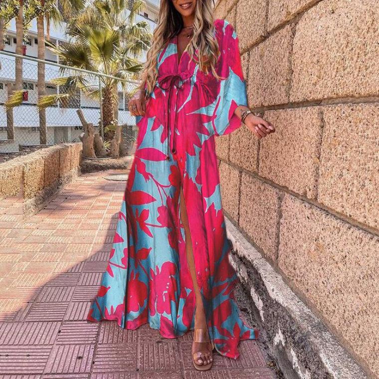 Vestido Maxi Estampado Chic Verano - Vestiria