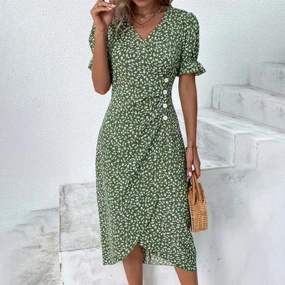 Vestido Midi Floral Verano Fresco