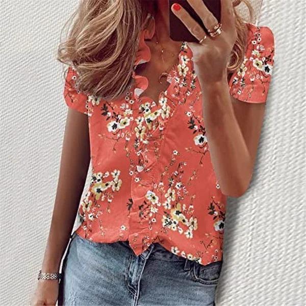 Blusa Mujer Elegante Floral - Vestiria